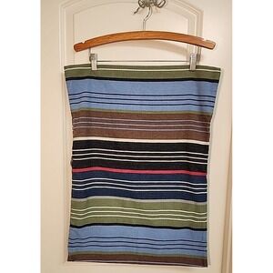 Pottery‎ Barn Teen Striped Cotton Pillow Cover Sham Cotton India 2010